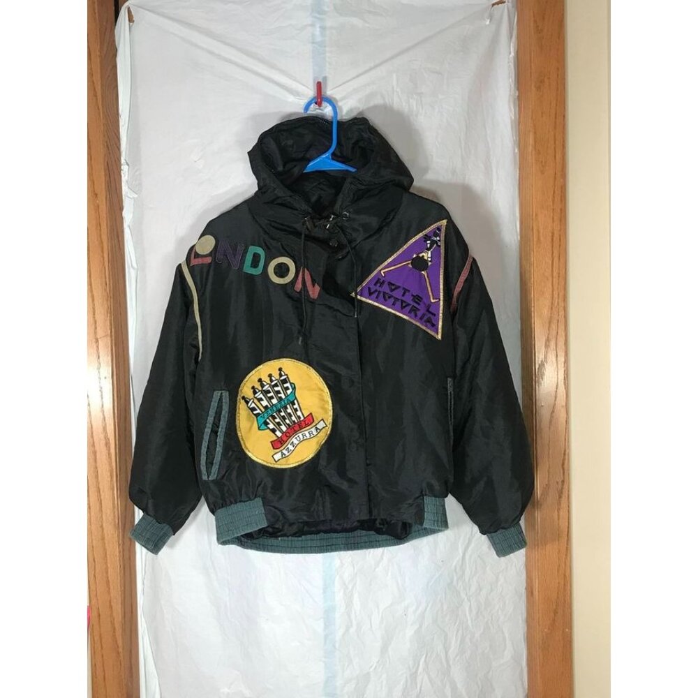 Vintage J. Percy Marvin Richards patch street jacket womens XS
